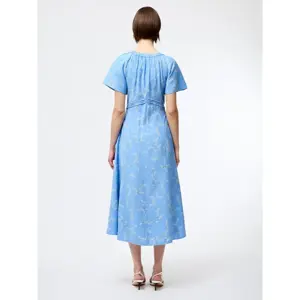 French Connection Daniella Faron Drape Midi Dress